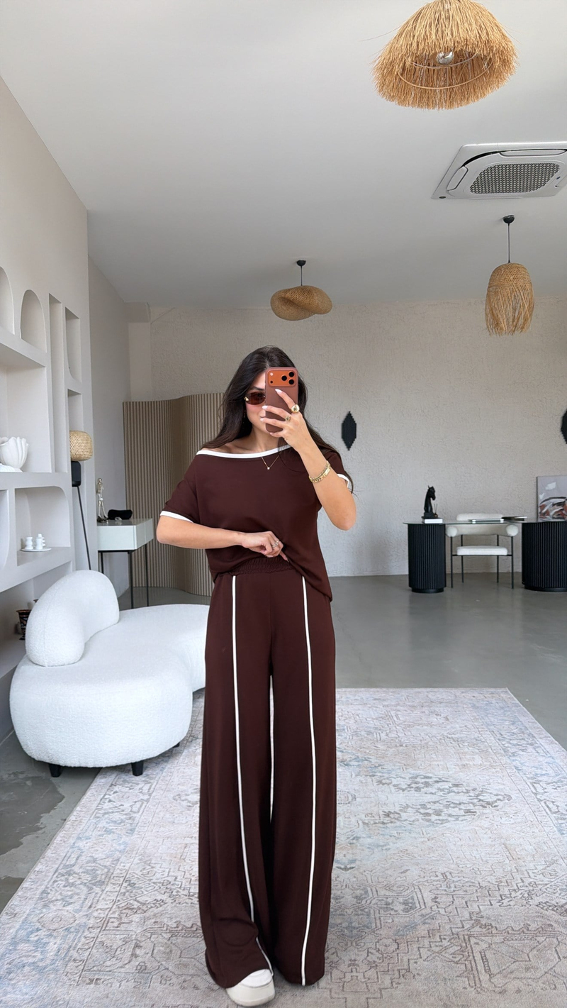 Kahverengi Biyeli Modal Premium Takım