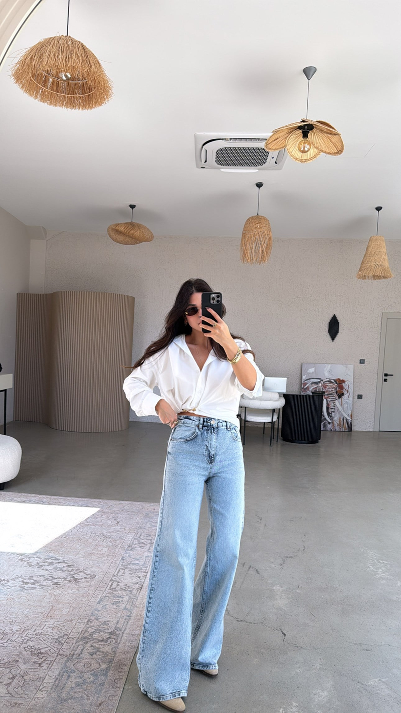 Kar Yıkama Massi Push Up Destekli Orijinal Jean