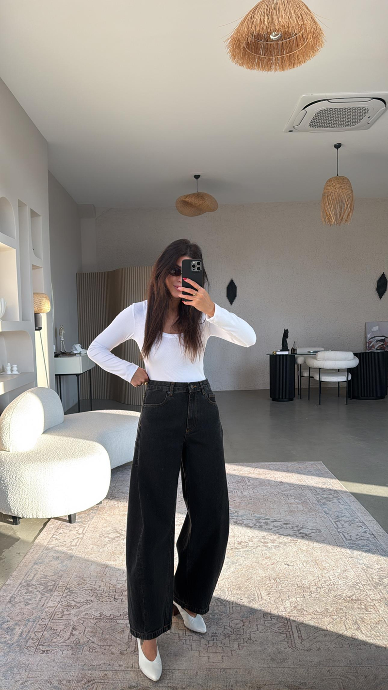 Koyu Renk ZR Orijinal Balon Jean