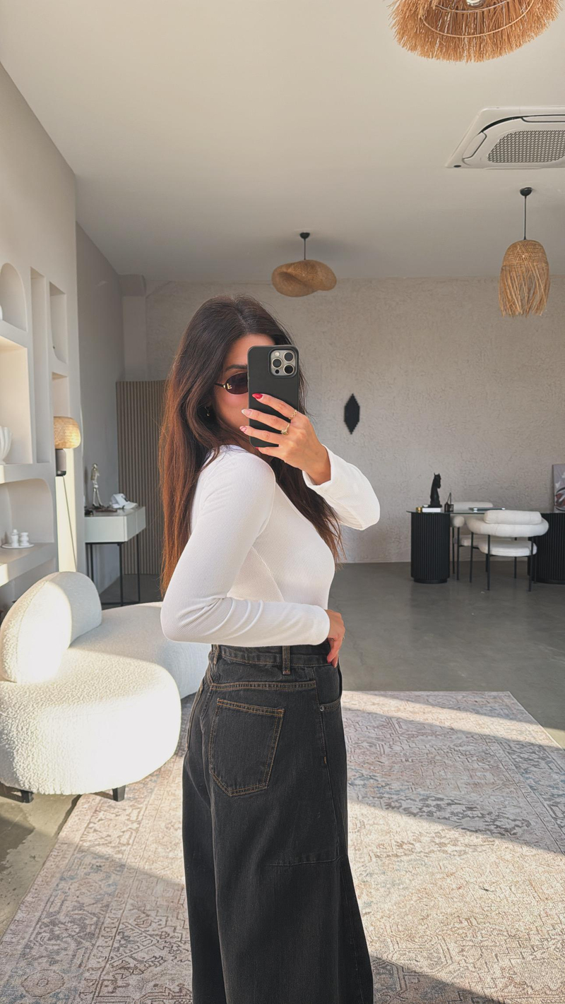 Koyu Renk ZR Orijinal Balon Jean
