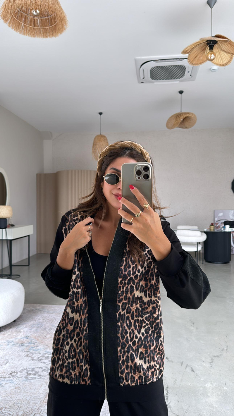 Leopar Ceketli Takım