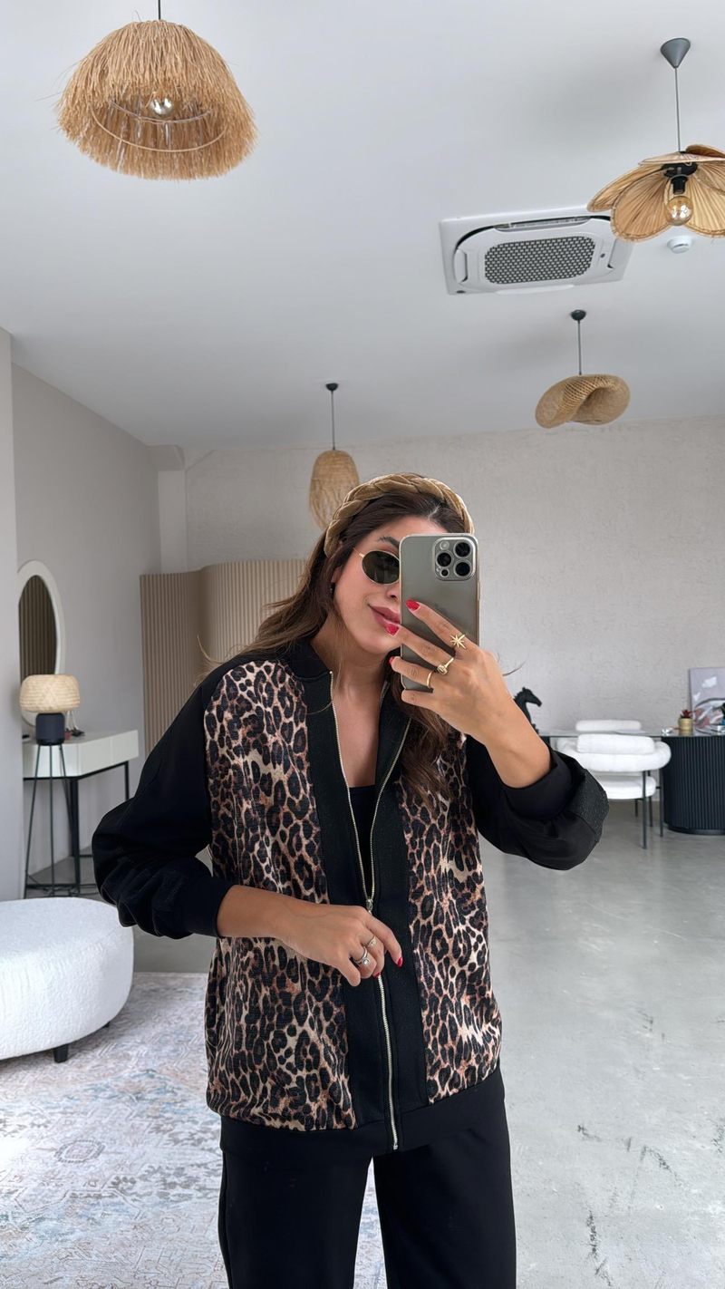 Leopar Ceketli Takım