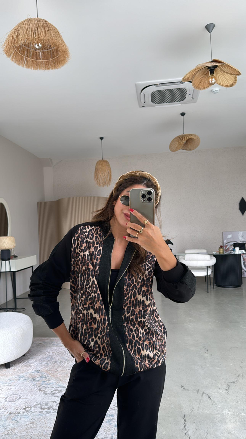 Leopar Ceketli Takım