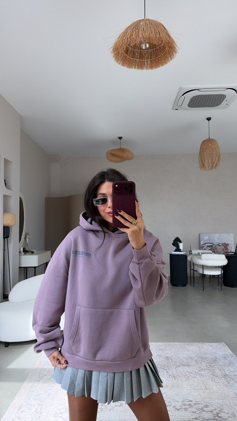 Lila Timeless Orijinal Sweatshirt