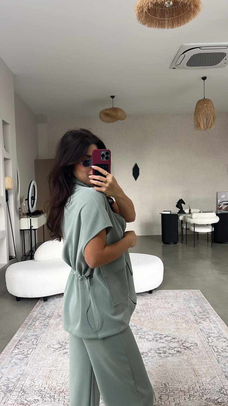 Mint Premium Yelekli Modal Takım