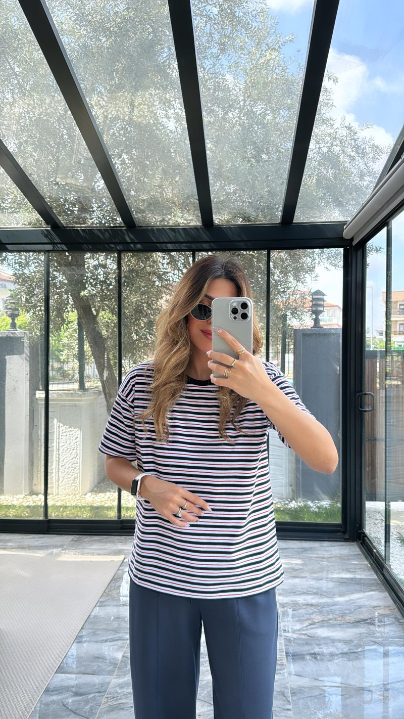 Orjinal Çizgili Tshirt