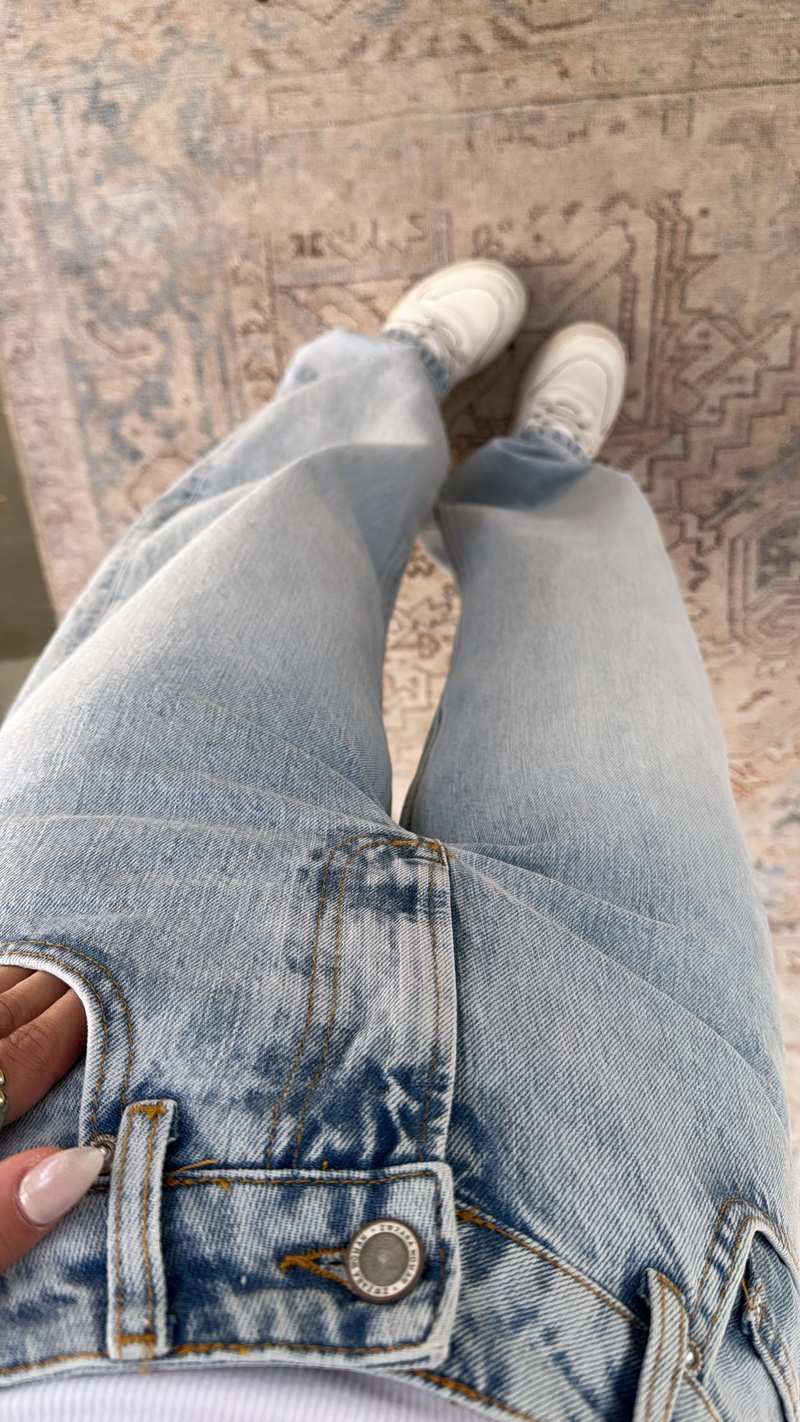 Orjinal ZR Açık Renk Balon Jean