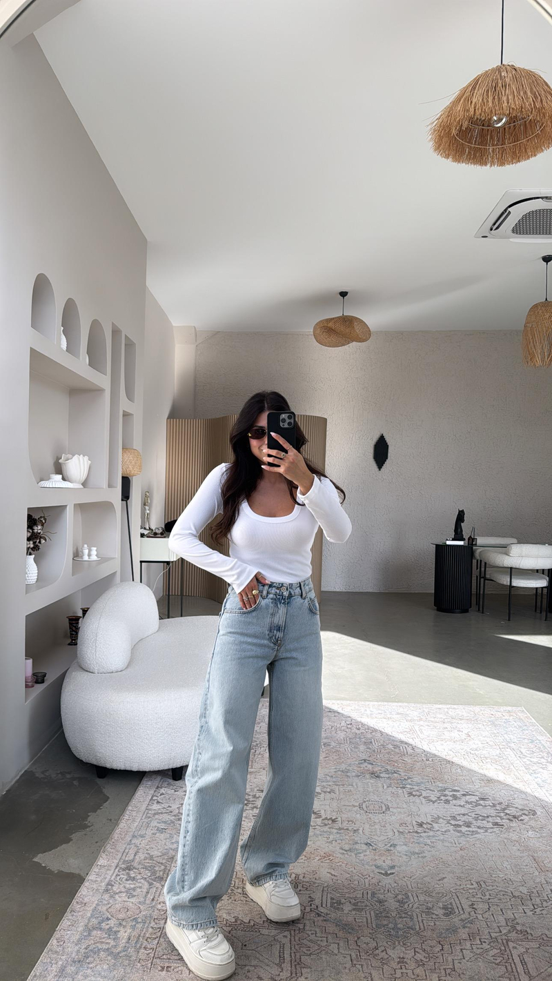 Orjinal ZR Açık Renk Balon Jean