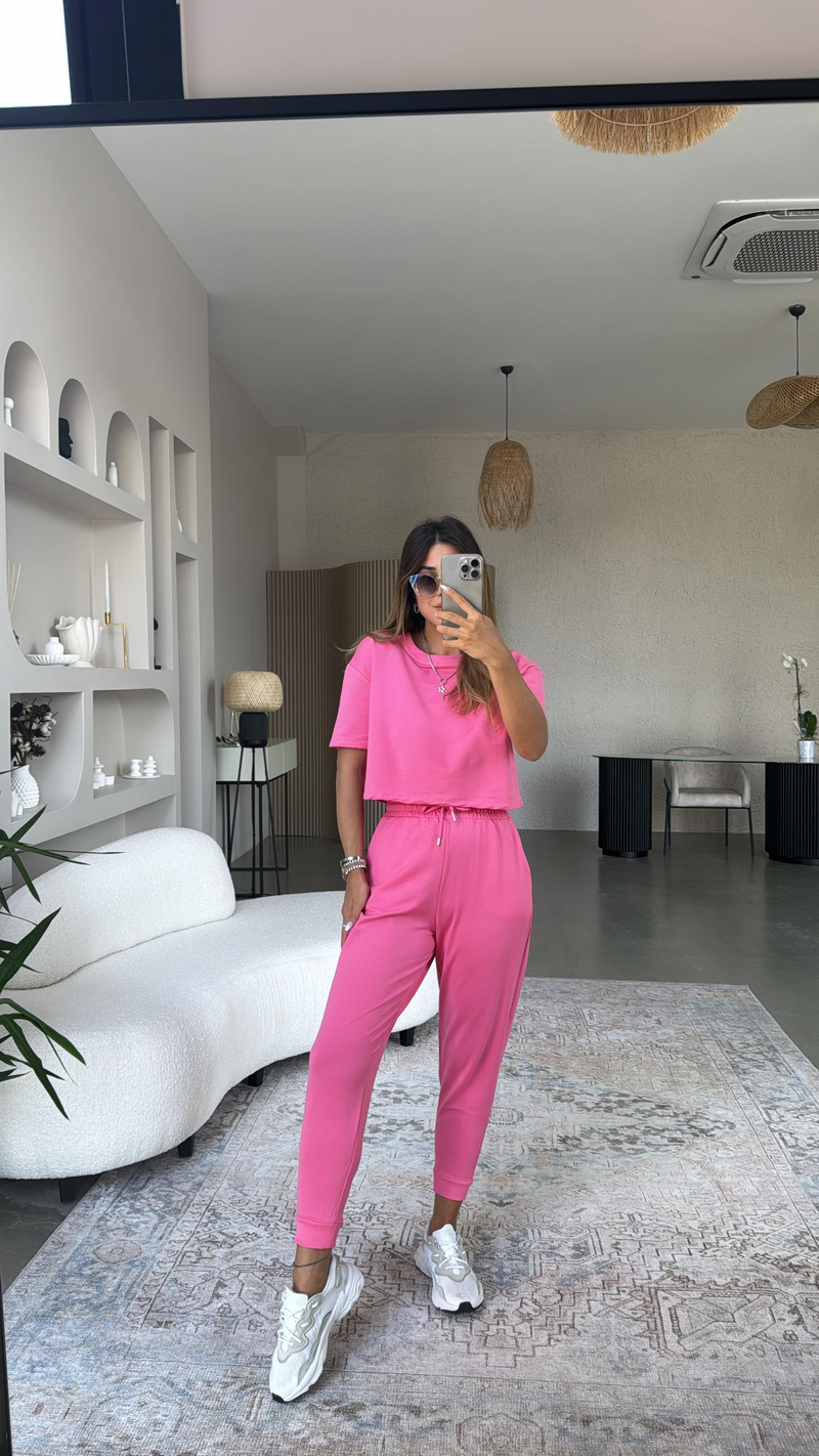 Pembe İki İplik Takım