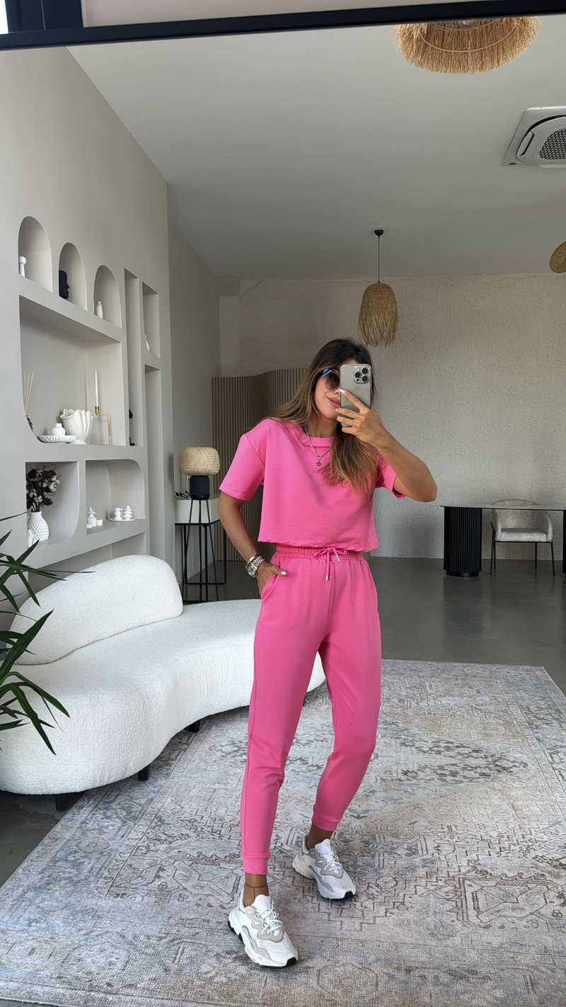 Pembe İki İplik Takım