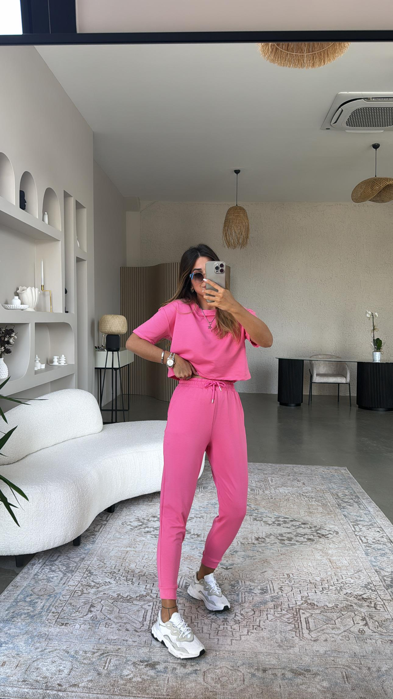 Pembe İki İplik Takım