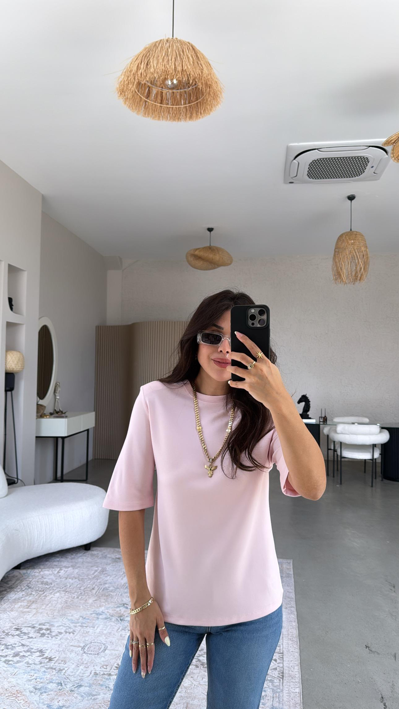 Pembe Massi Vatkalı Tshirt