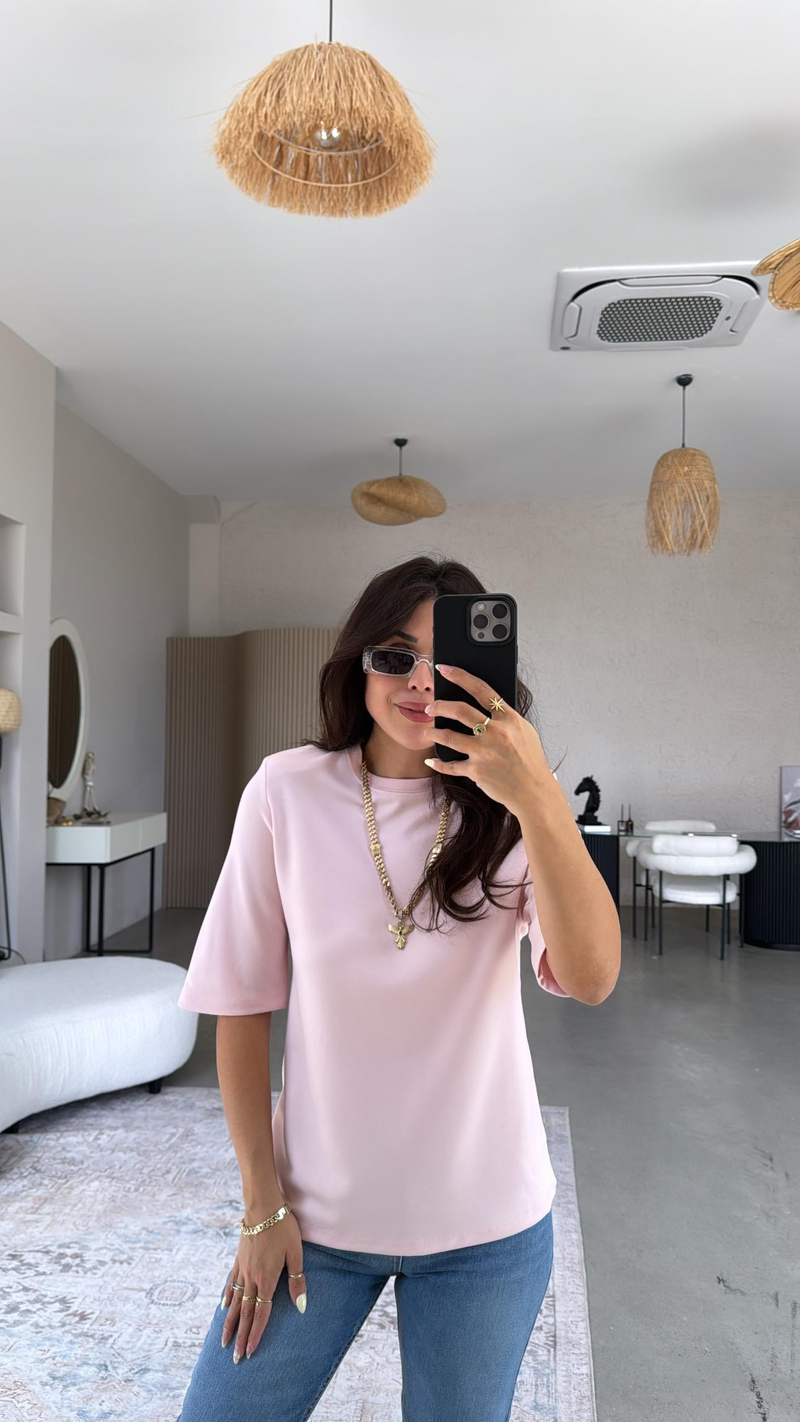 Pembe Massi Vatkalı Tshirt