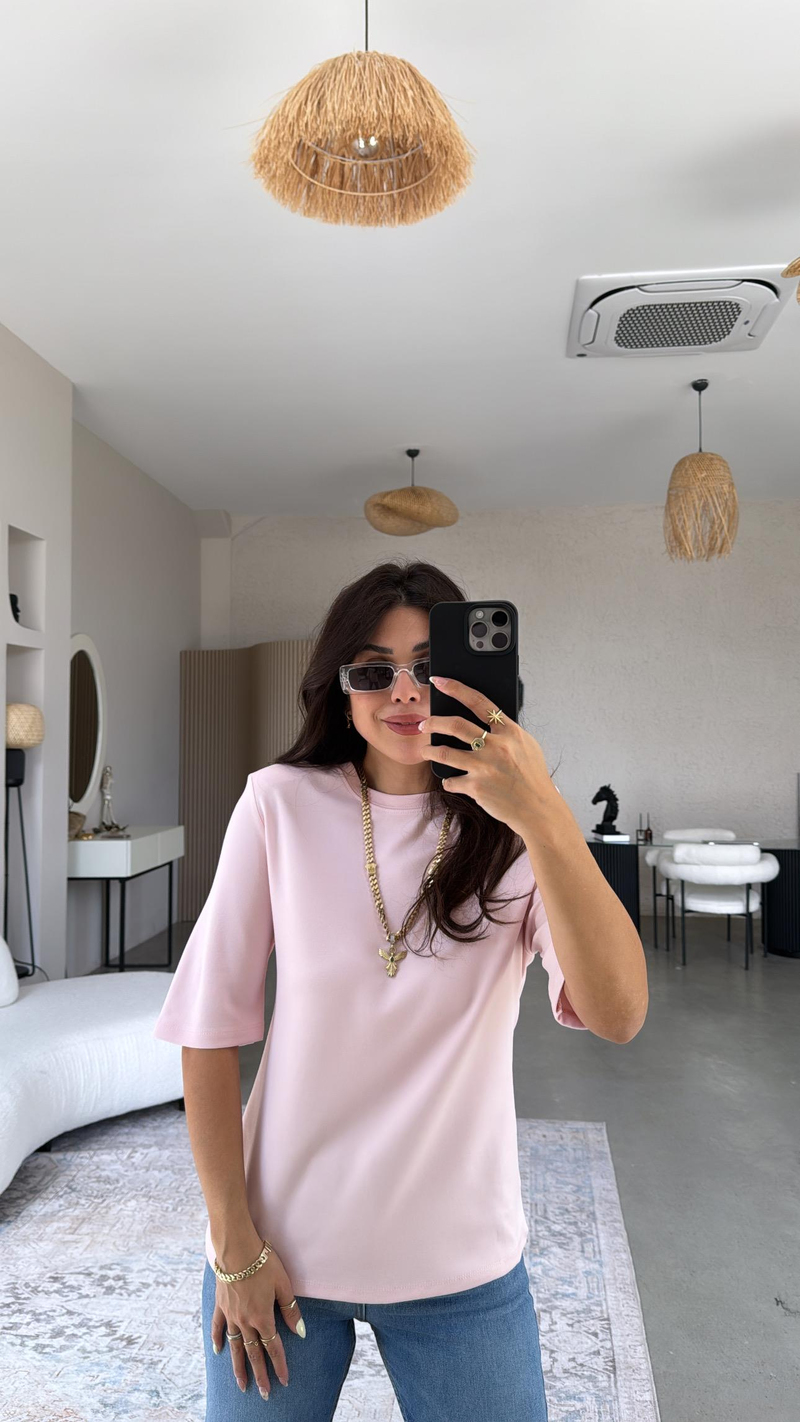 Pembe Massi Vatkalı Tshirt