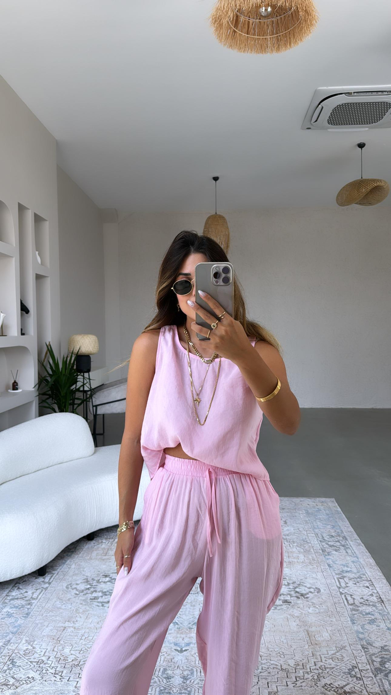 Pembe Tensel Takım