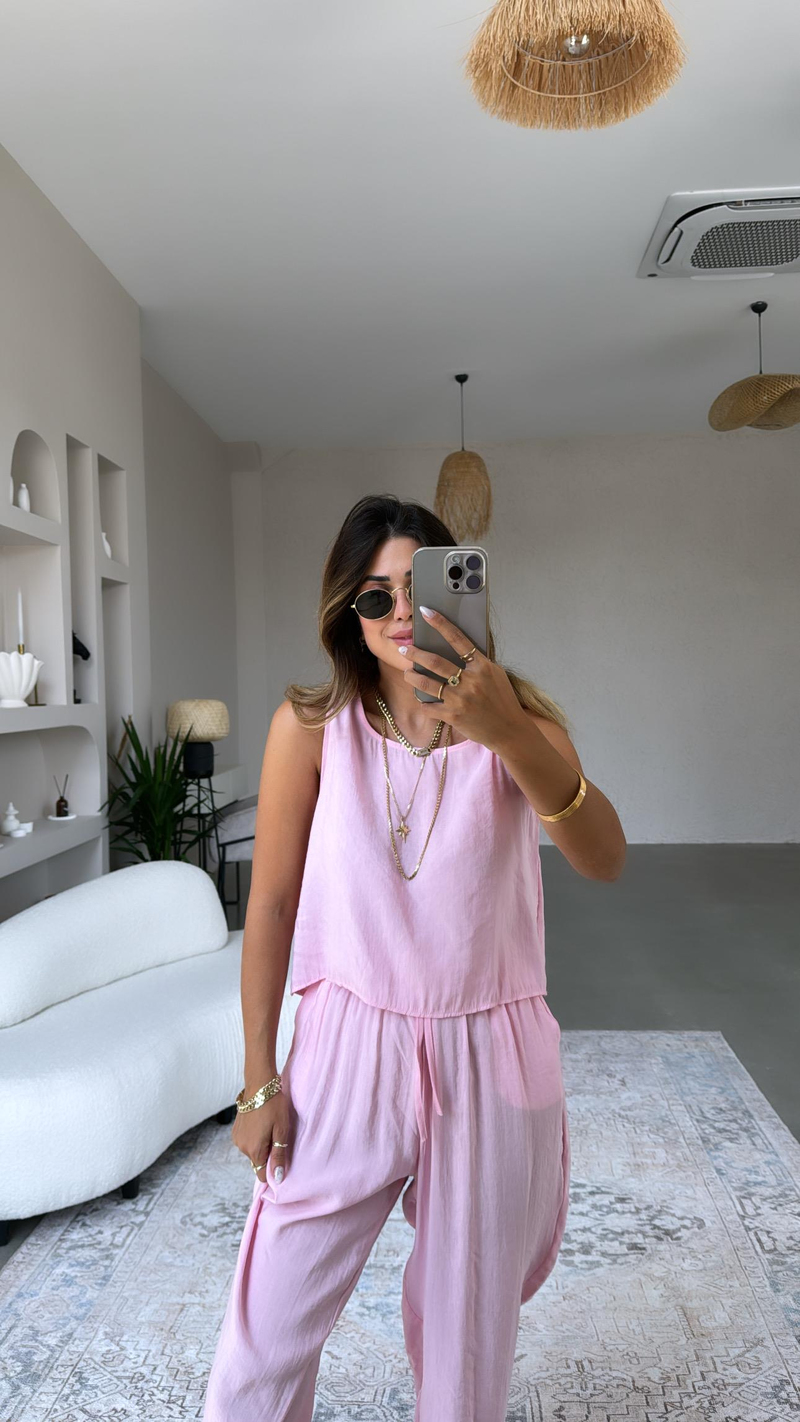 Pembe Tensel Takım