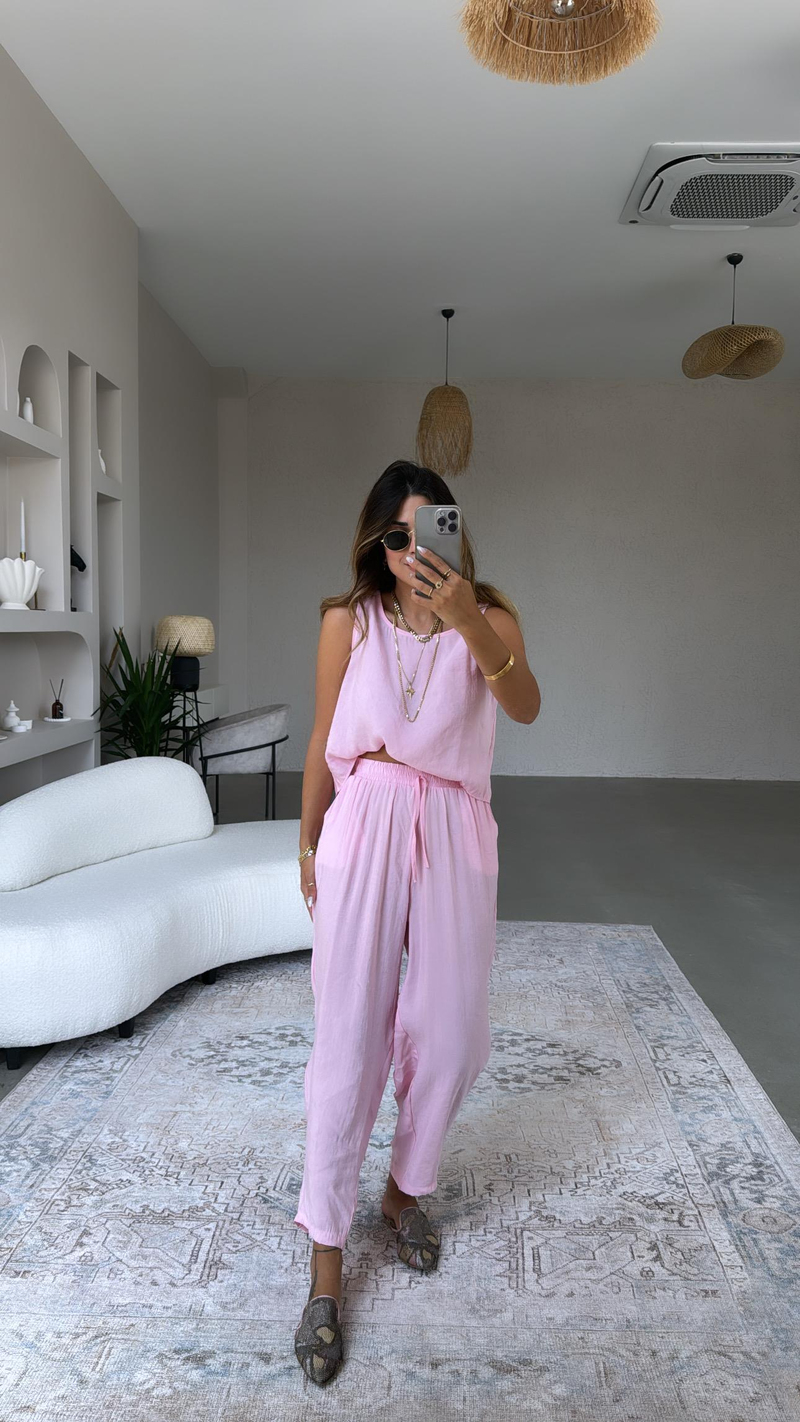 Pembe Tensel Takım