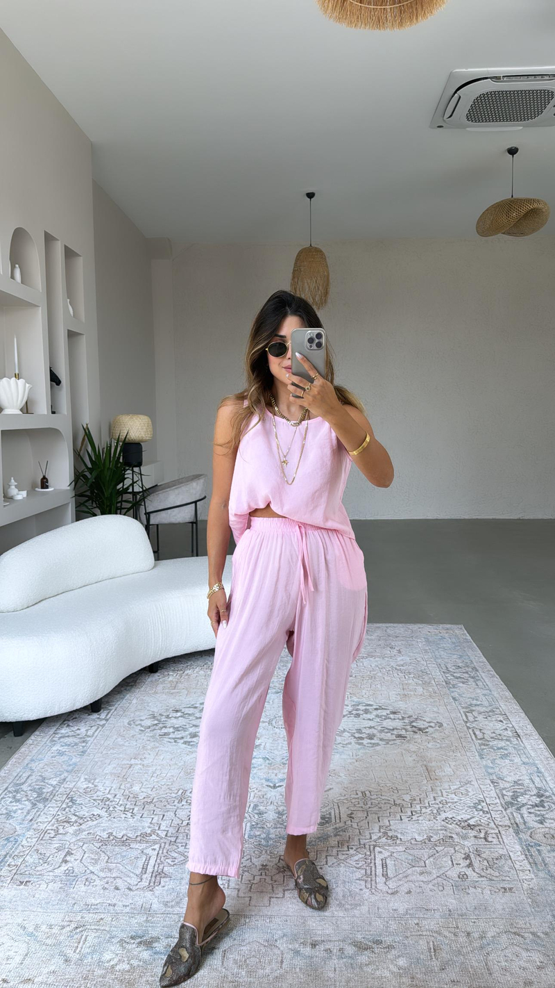 Pembe Tensel Takım