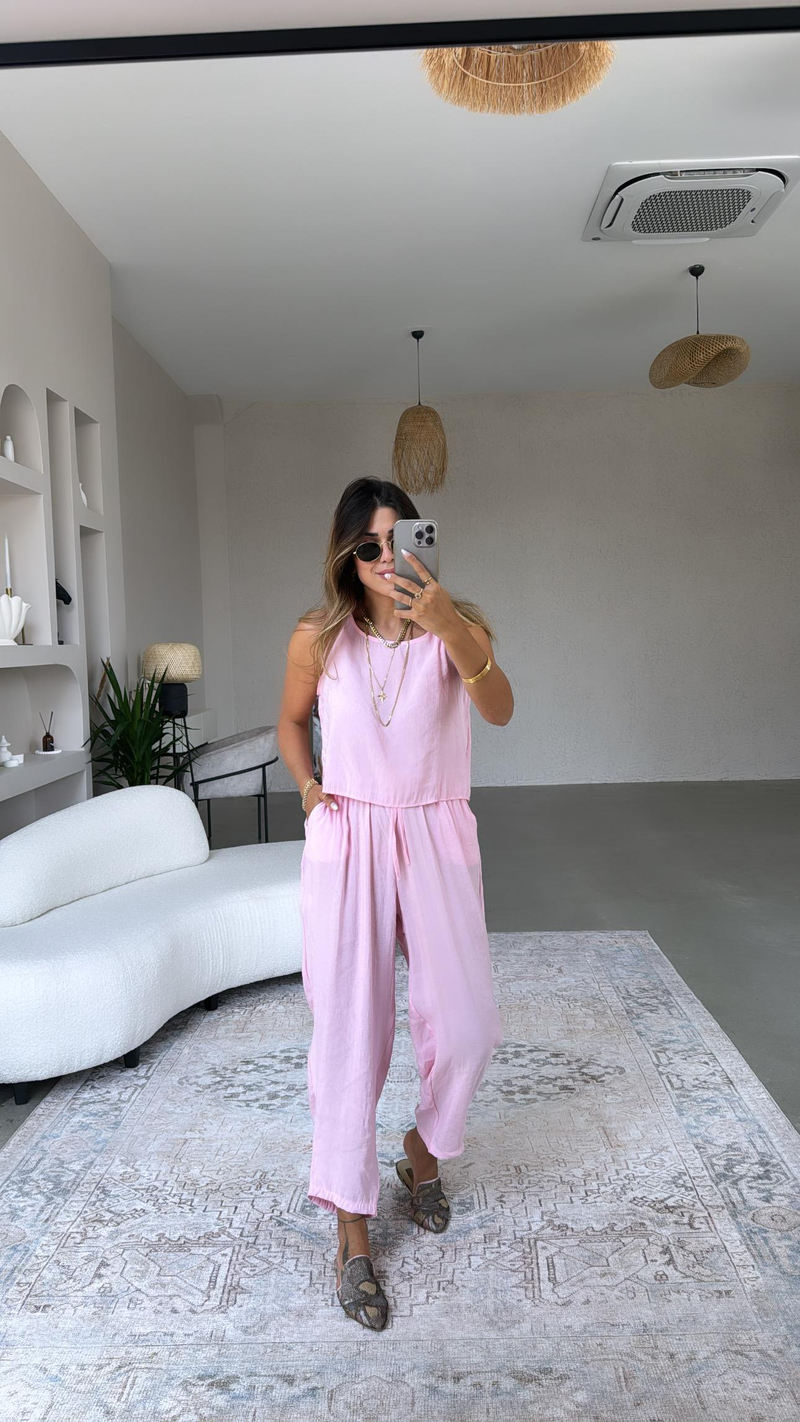Pembe Tensel Takım