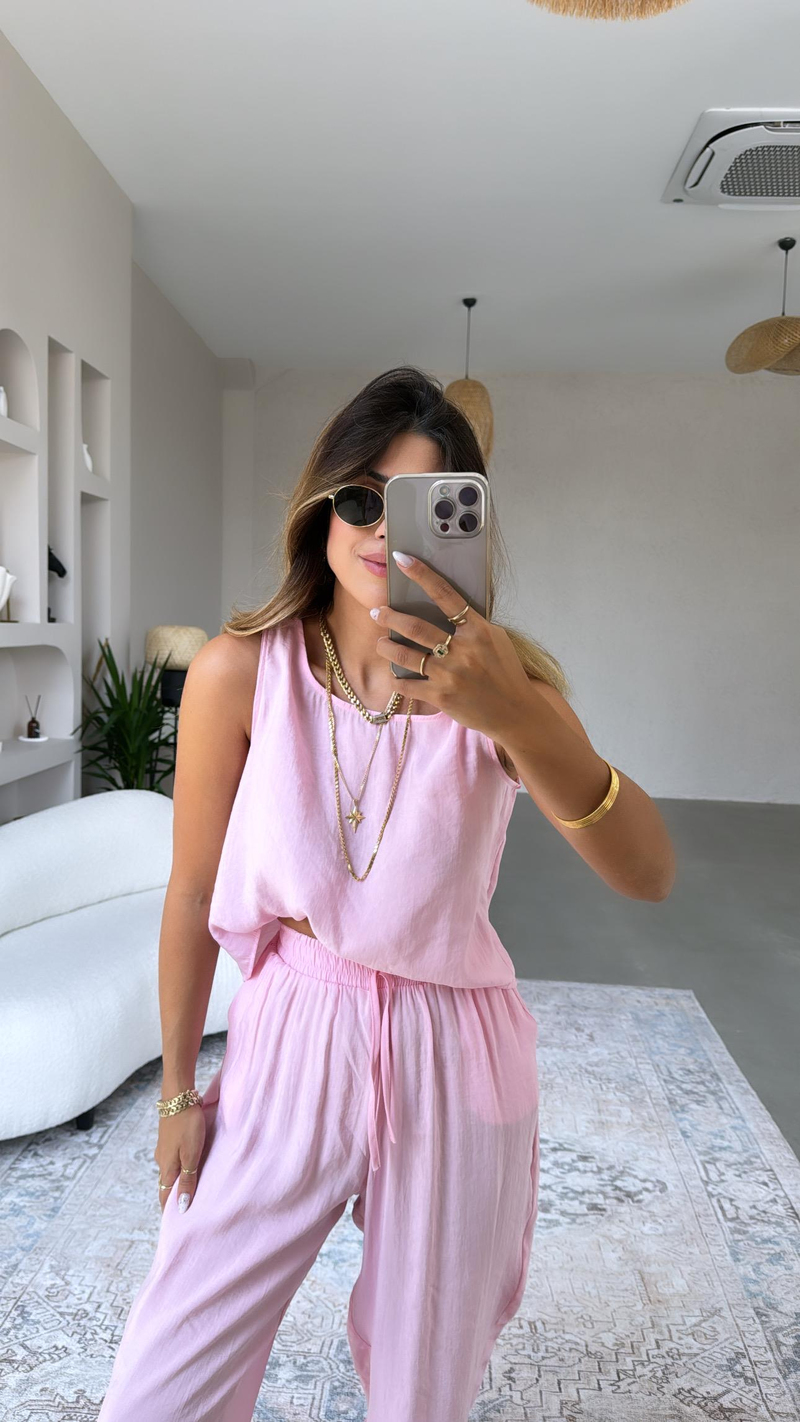 Pembe Tensel Takım