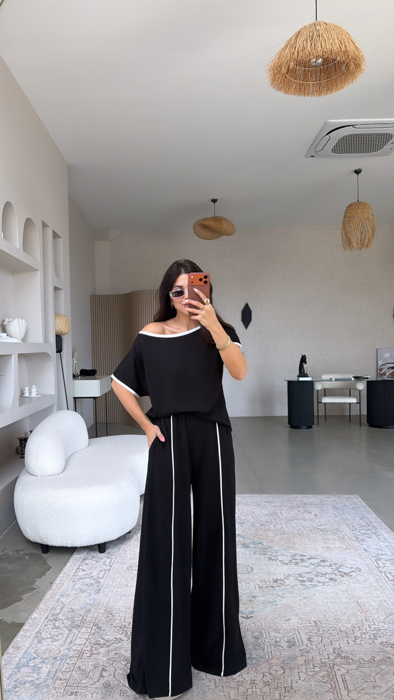 Siyah Biyeli Modal Premium Takım