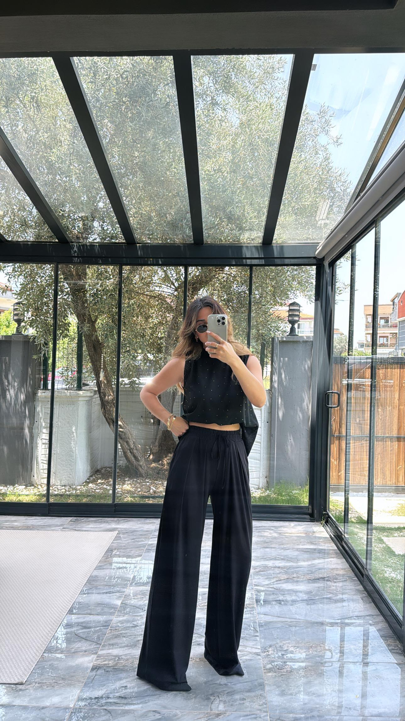 Siyah Modal Premium Pantolon