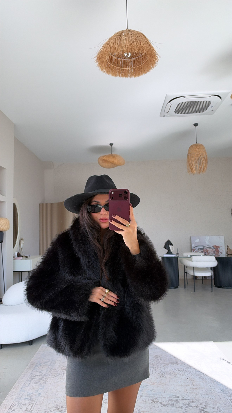 Siyah Premium Kürk
