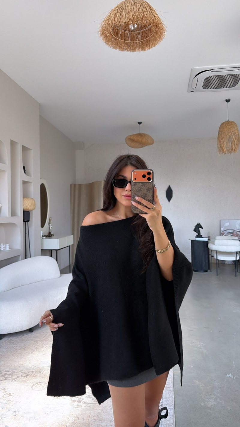 Siyah Yumoş Basic Panço