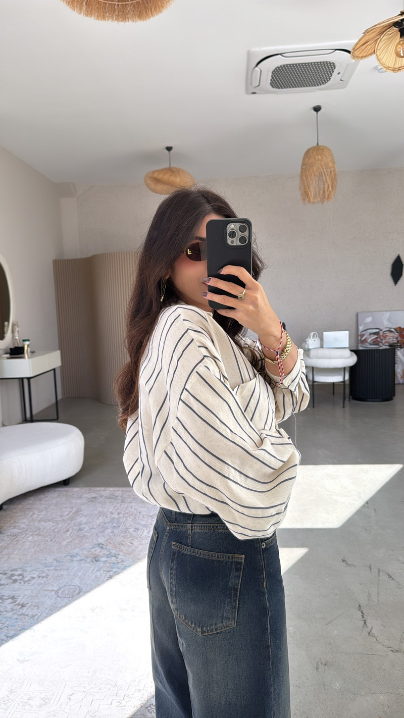 Tintli Koyu Renk Balon Jean