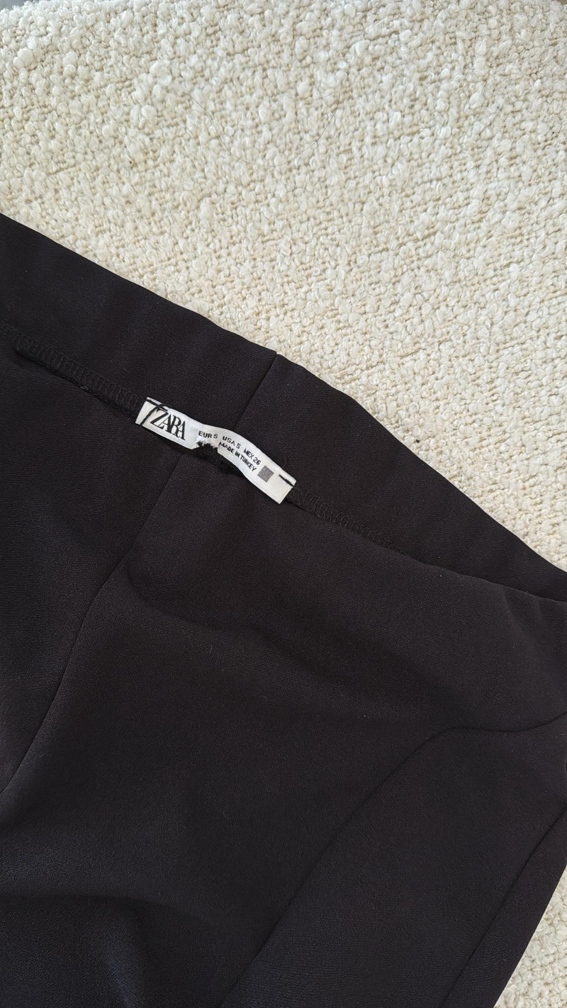 Zr Mid Rise Flare Kumaş Pantolon