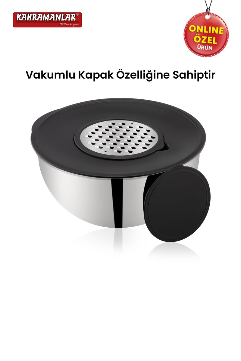 Kahramanlar9 Parça Rendeli Karıştırma Ve Saklama Kabı9013