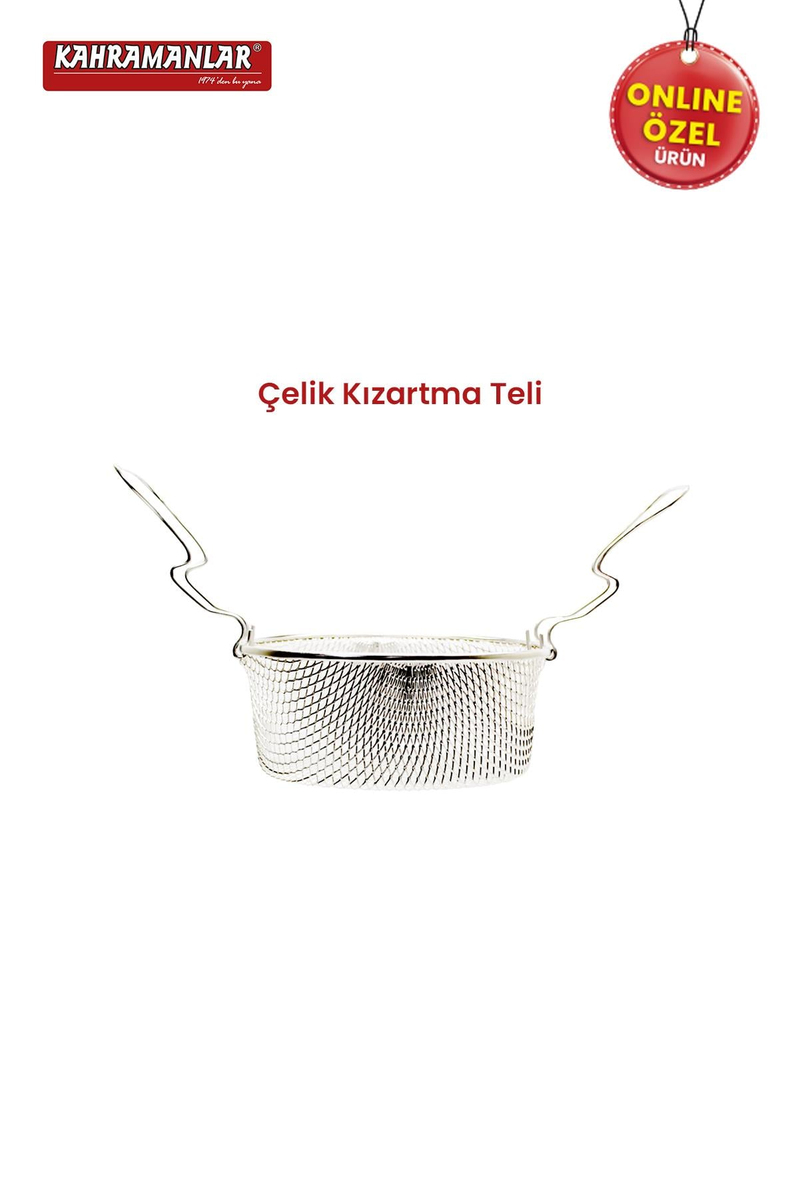 KahramanlarCips Chef Emaye Kızartma Tenceresi 22 CM 9019