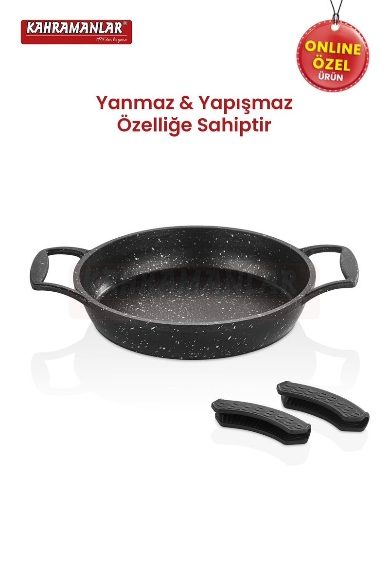 KahramanlarElegant 3'lü Döküm Sahan Seti9011