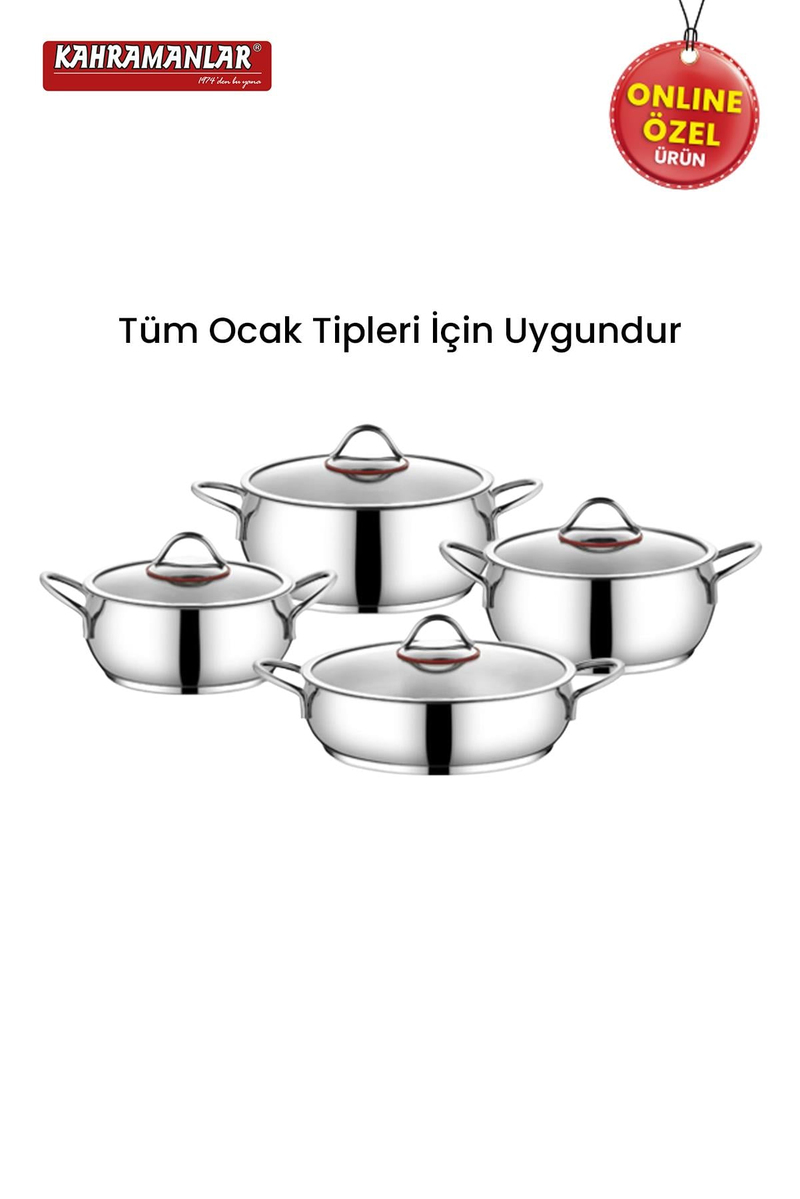 KahramanlarElit Chef 17 Parça Çelik Çeyiz SetiC-1771