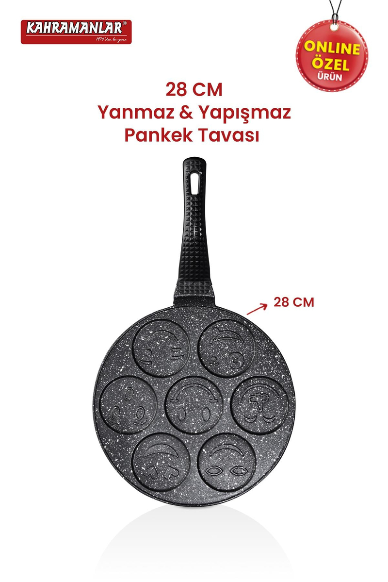 KahramanlarHelegra 2'li Pankek ve Krep Tavası Seti9050