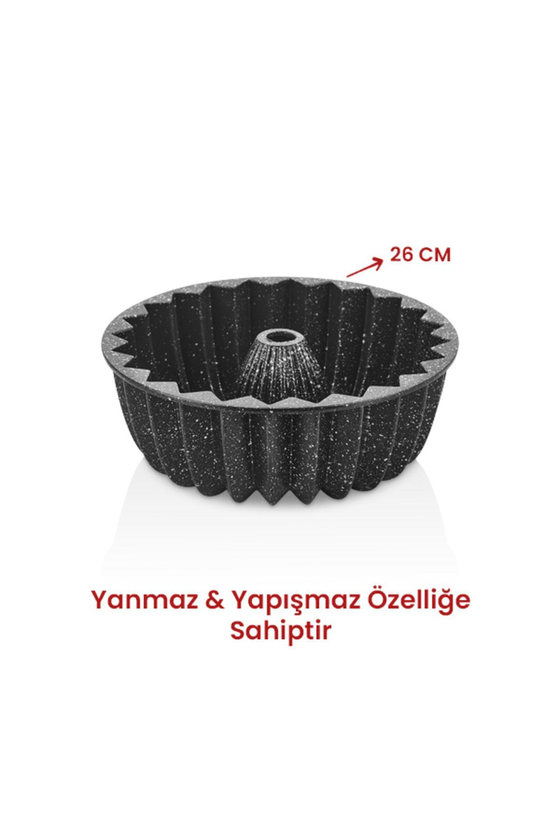 KahramanlarHelegra Döküm Siyah 3'lü Kek Kalıbı8024