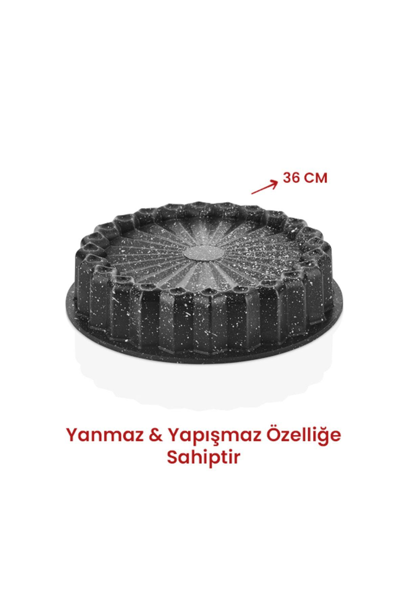 KahramanlarHelegra Döküm Siyah 3'lü Kek Kalıbı8024