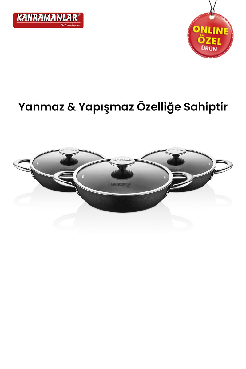 KahramanlarIlgaz Döküm Sahan Seti 6 Parça9065