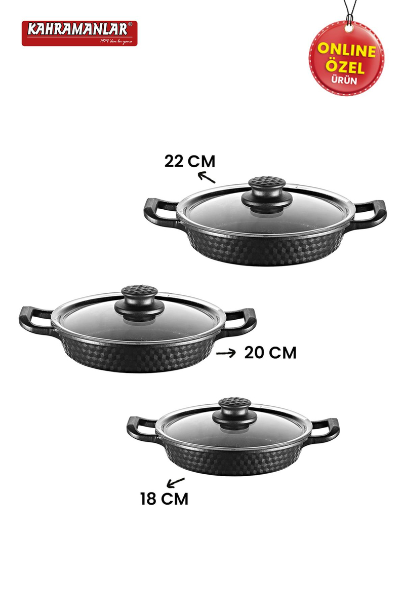 KahramanlarPremium 6 Parça Döküm Sahan Seti8697418724851