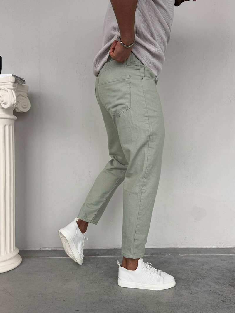 Boyfriend Jean Mint