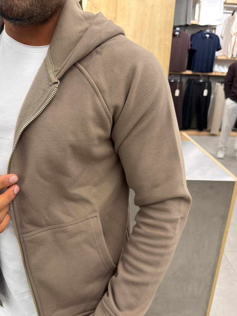 Catch Kapşonlu Sweatshirt Kahve