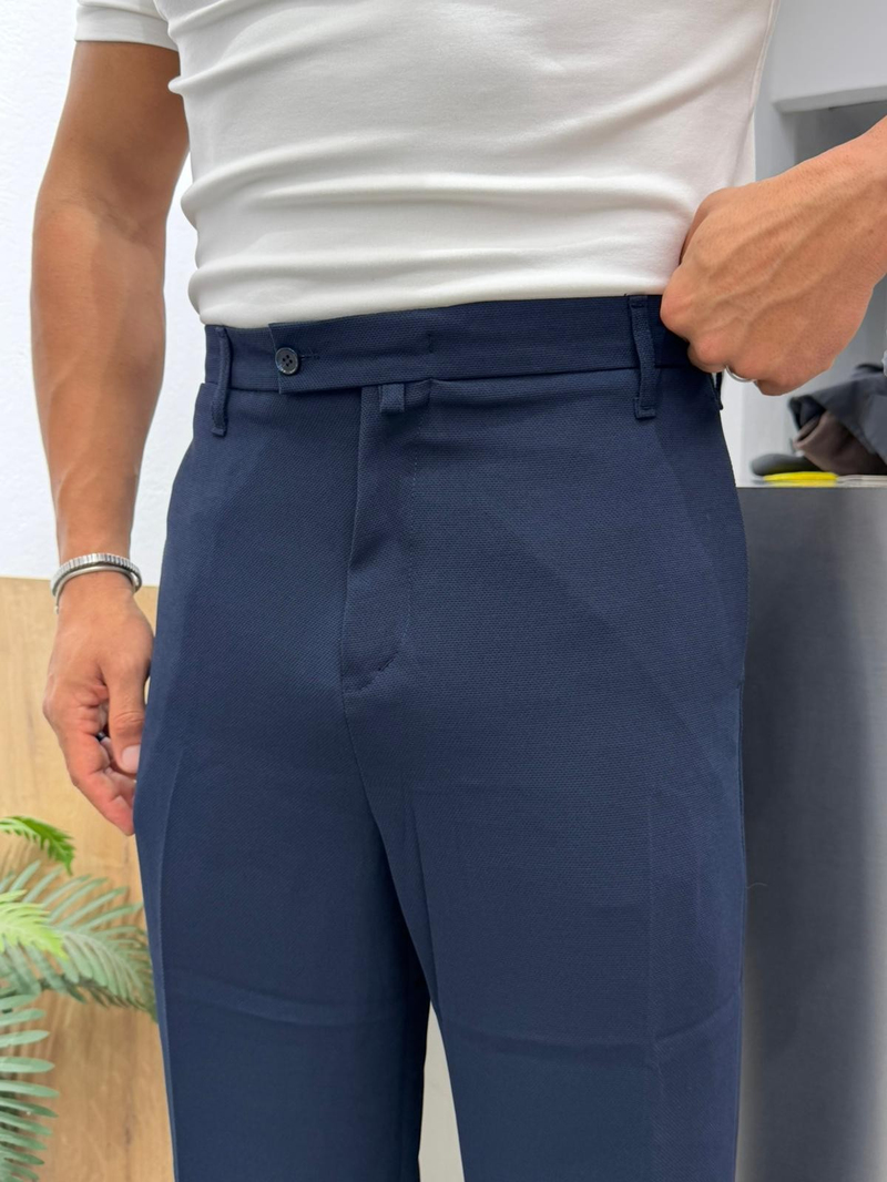 Giesto Örme Pantolon Lacivert