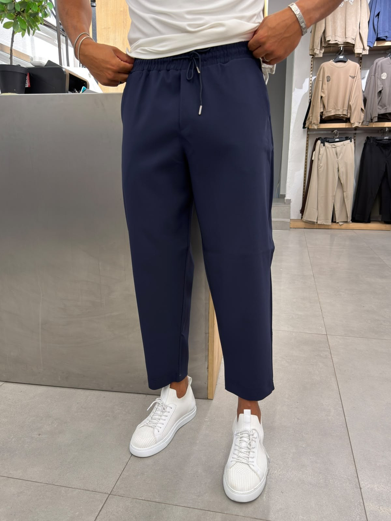 Marrakech Boyfriend Kalıp Jogger Pantolon Lacivert