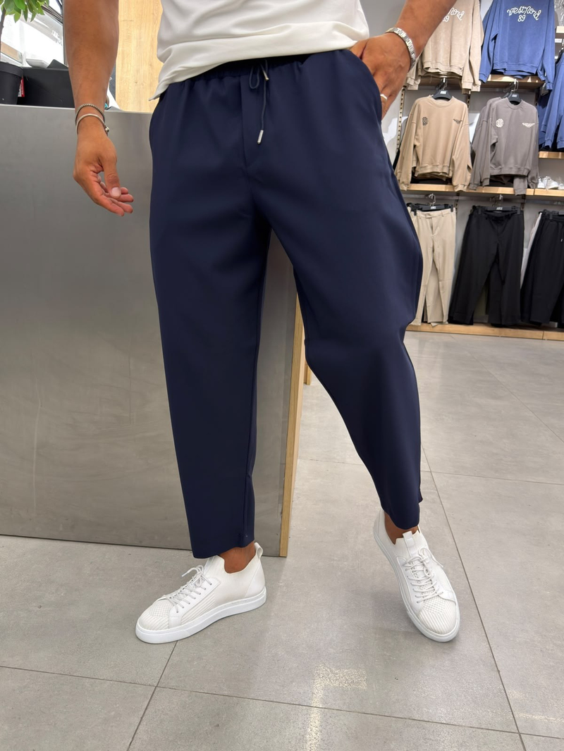 Marrakech Boyfriend Kalıp Jogger Pantolon Lacivert