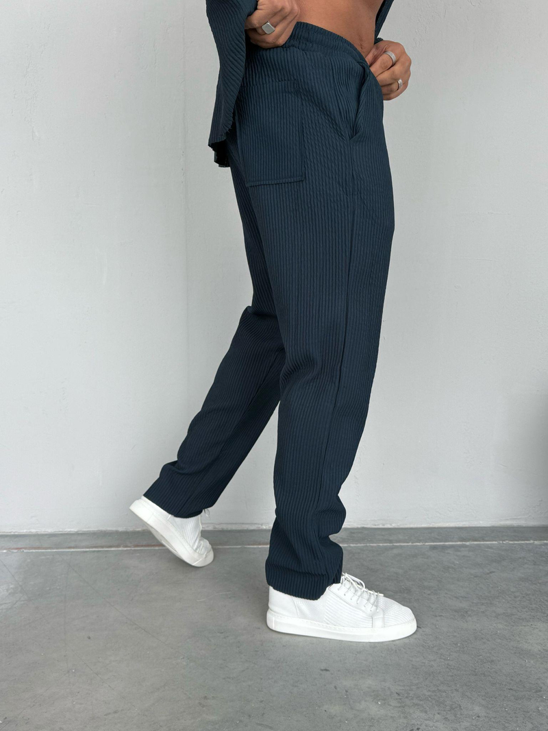 Marrakech Fitilli Baggy Pantolon Lacivert