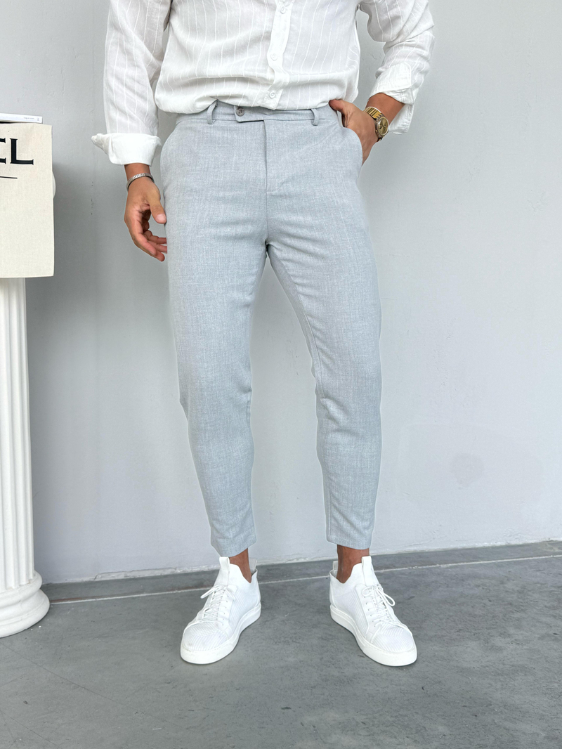 Slimfit Kumaş Pantolon Gri