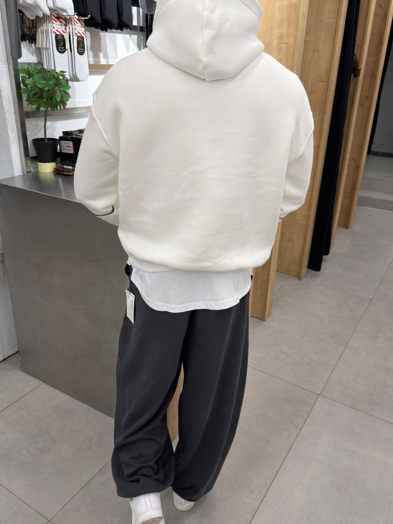 Vamos Tasarım Sweatshirt Beyaz