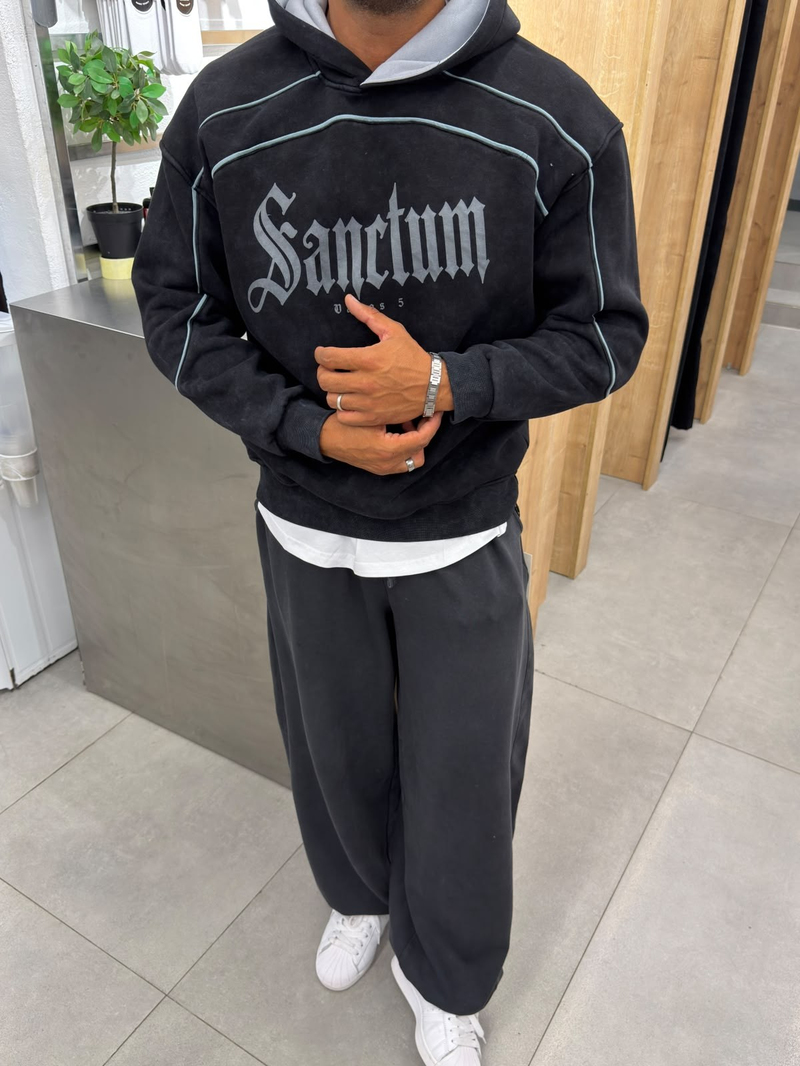 Vamos Tasarım Sweatshirt Siyah