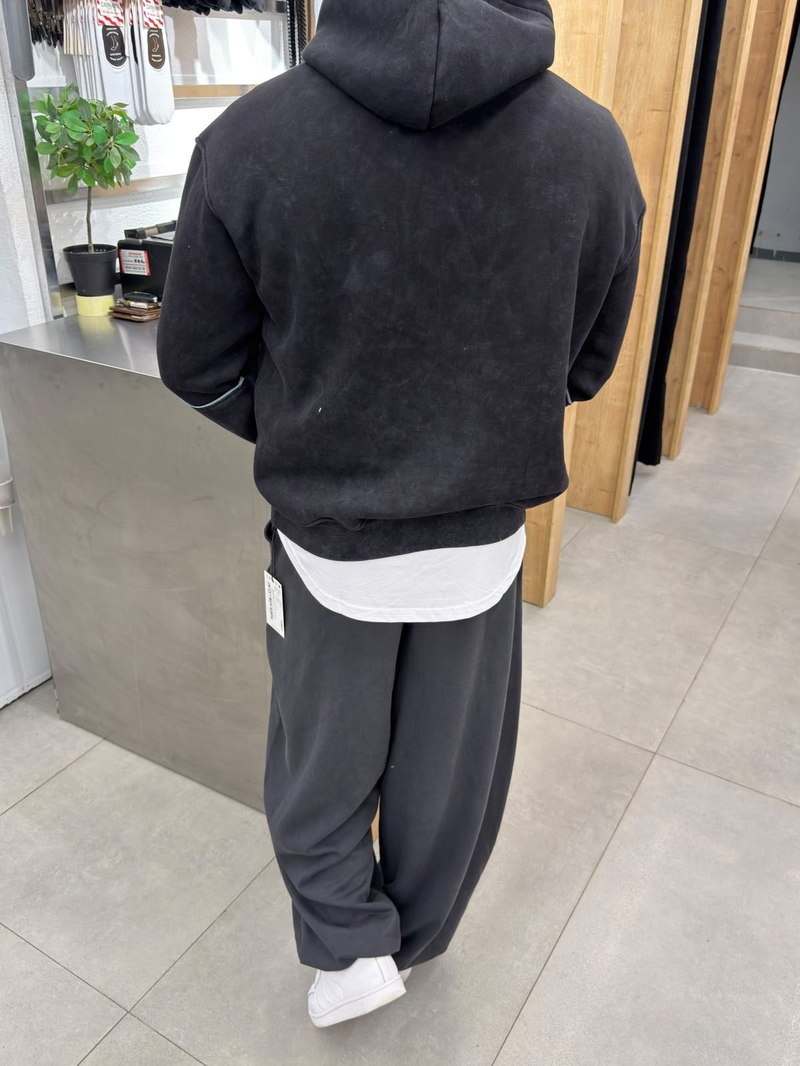 Vamos Tasarım Sweatshirt Siyah