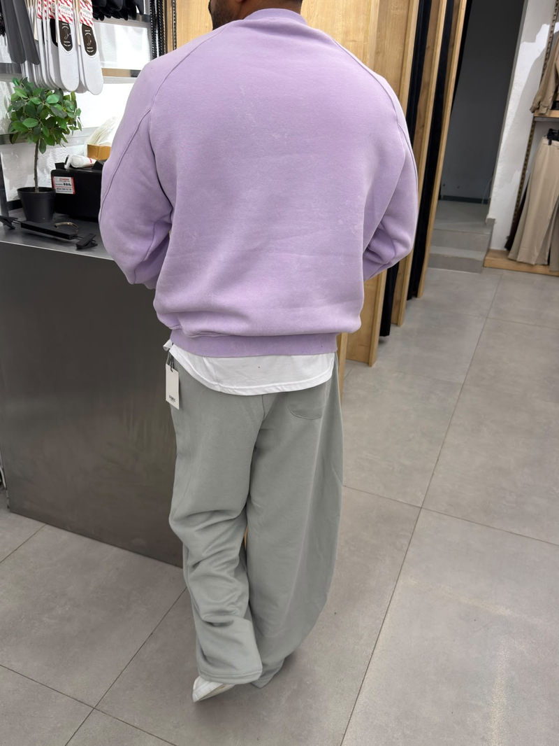 Vamos Yıkamalı Sweat Lila